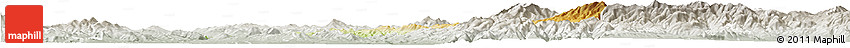 Physical Horizon Map of Stip, lighten, semi-desaturated