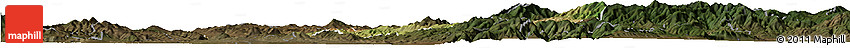 Satellite Horizon Map of Stip, darken