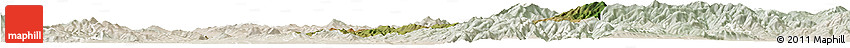 Satellite Horizon Map of Stip, lighten