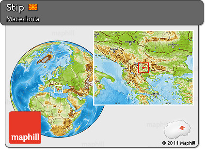 Physical Location Map of Stip