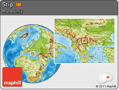 Physical Location Map of Stip