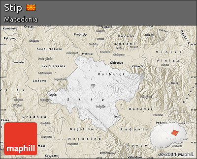 Classic Style Map of Stip