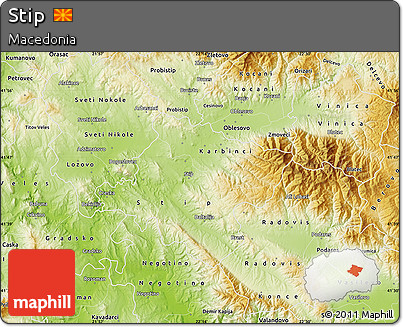 Physical Map of Stip