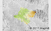 Physical Map of Stip, lighten, desaturated