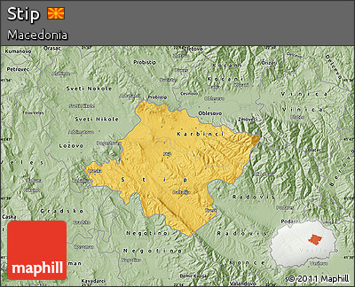 Savanna Style Map of Stip