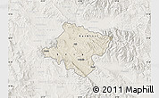 Shaded Relief Map of Stip, lighten