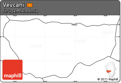Blank Simple Map of Vevcani