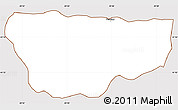 Classic Style Simple Map of Vevcani, cropped outside