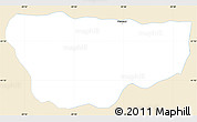 Classic Style Simple Map of Vevcani, single color outside