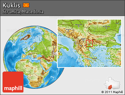 Physical Location Map of Kuklis