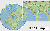 Savanna Style Location Map of Kuklis, highlighted parent region, within the entire country