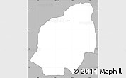 Gray Simple Map of Kuklis