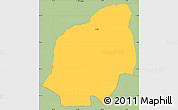 Savanna Style Simple Map of Kuklis