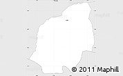 Silver Style Simple Map of Kuklis