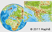 Physical Location Map of Jegunovce