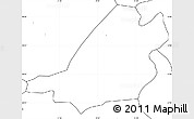 Blank Simple Map of Jegunovce, no labels