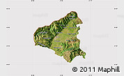 Satellite Map of Tetovo, cropped outside