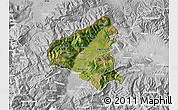 Satellite Map of Tetovo, lighten, desaturated