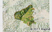 Satellite Map of Tetovo, lighten