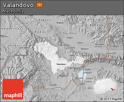 Gray Map of Valandovo