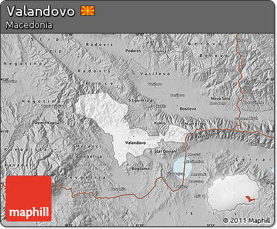 Gray Map of Valandovo