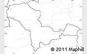 Blank Simple Map of Valandovo, no labels