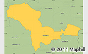 Savanna Style Simple Map of Valandovo