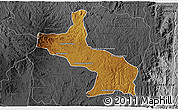 Physical 3D Map of Ambatolampy, darken, desaturated