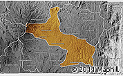 Physical 3D Map of Ambatolampy, desaturated