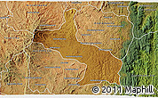 Physical 3D Map of Ambatolampy, satellite outside