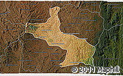 Satellite 3D Map of Ambatolampy, darken
