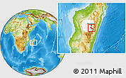 Physical Location Map of Ambatolampy, highlighted parent region