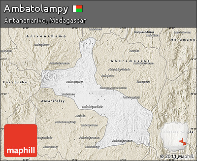 Classic Style Map of Ambatolampy