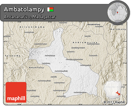Classic Style Map of Ambatolampy