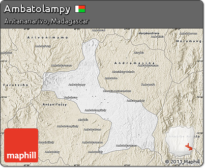 Classic Style Map of Ambatolampy