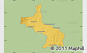 Savanna Style Map of Ambatolampy, single color outside