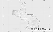 Silver Style Map of Ambatolampy, single color outside