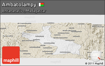 Classic Style Panoramic Map of Ambatolampy