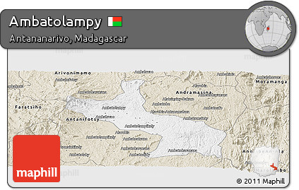 Classic Style Panoramic Map of Ambatolampy