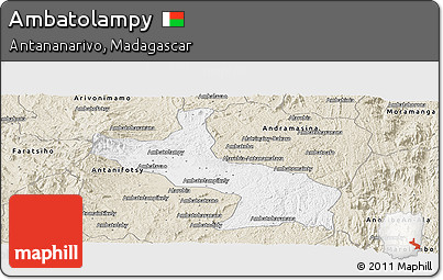 Classic Style Panoramic Map of Ambatolampy