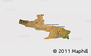 Satellite Panoramic Map of Ambatolampy, cropped outside