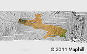 Satellite Panoramic Map of Ambatolampy, lighten, desaturated