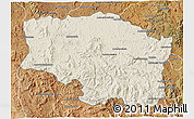 Shaded Relief 3D Map of Betafo, satellite outside