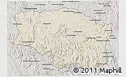 Shaded Relief 3D Map of Betafo, semi-desaturated