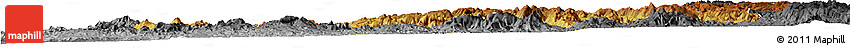 Physical Horizon Map of Betafo, darken, desaturated