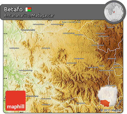 Physical Map of Betafo