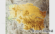 Physical Map of Betafo, semi-desaturated