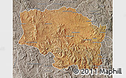 Satellite Map of Betafo, semi-desaturated