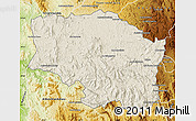 Shaded Relief Map of Betafo, physical outside