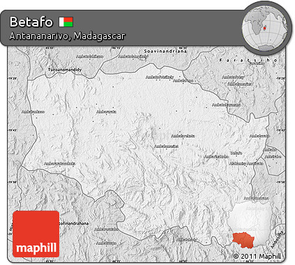 Silver Style Map of Betafo